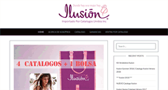 Desktop Screenshot of catalogoilusionusa.com