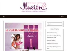 Tablet Screenshot of catalogoilusionusa.com